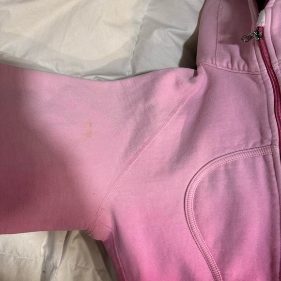 Y2K Lululemon Special Edition Pink Gradient Faded Scuba Zip Up Hoodie - Picture 4 of 6
